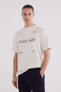 Springfield Playera smart art blanco