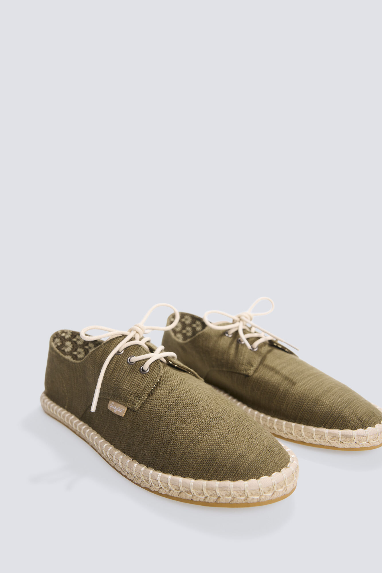 Springfield Alpargata r&uacute;stica con cordones