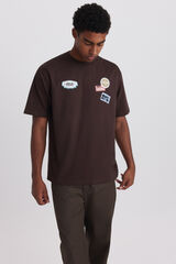 Springfield Pantal&oacute;n ligero straight fit caf&eacute;