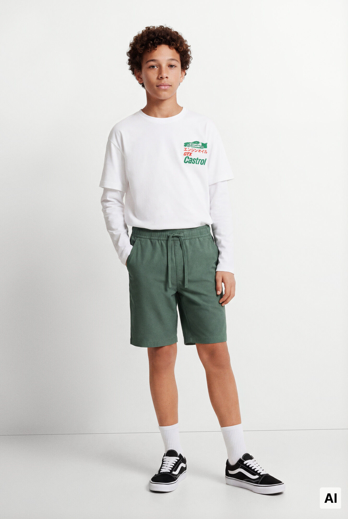 Springfield Kids Bermuda de popel&iacute;n para ni&ntilde;o