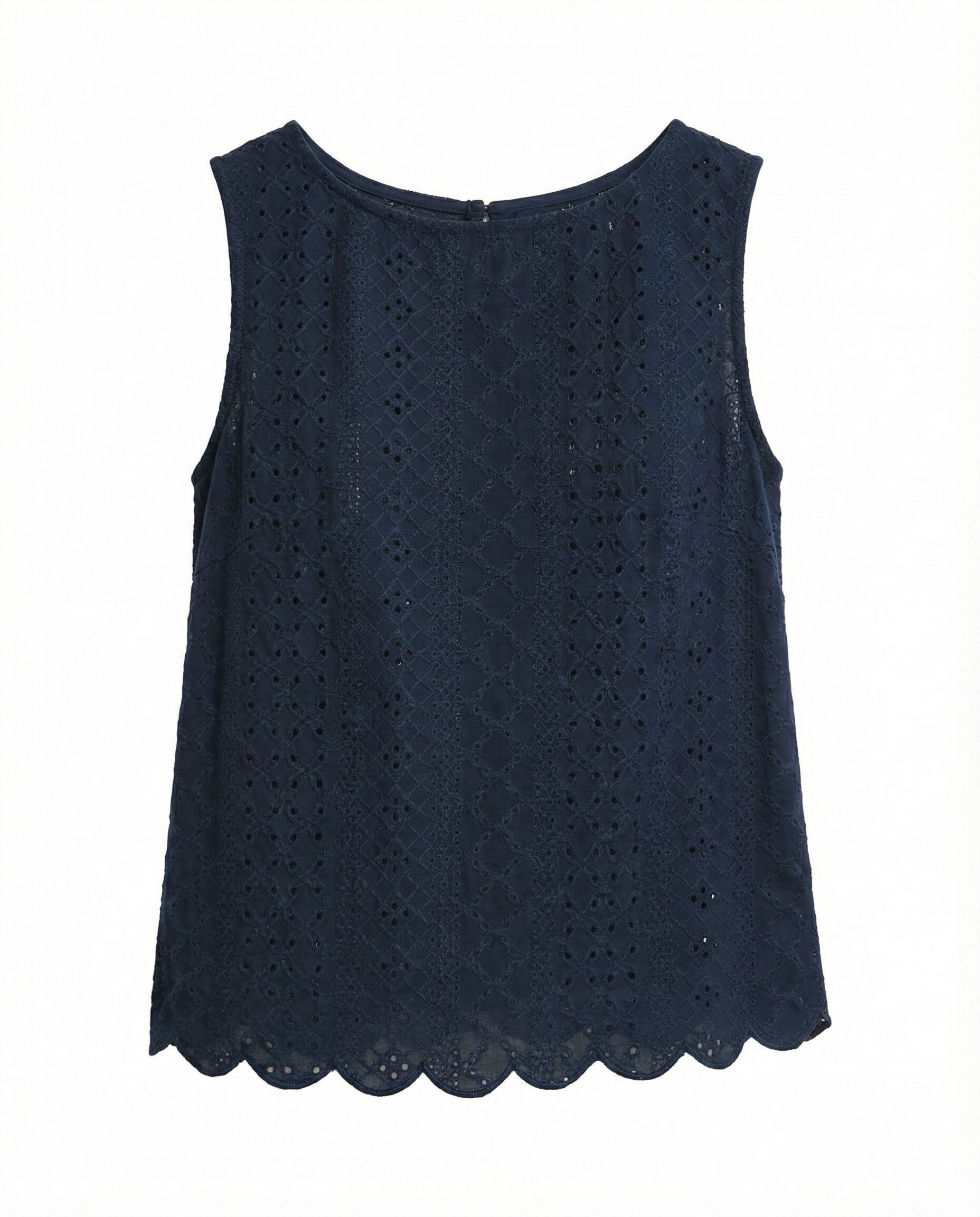 Springfield Playera de tirantes crochet azul