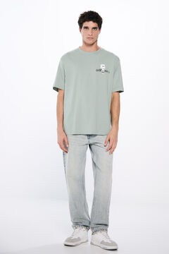 Springfield Camiseta Peanuts Charlie Extrovert verde