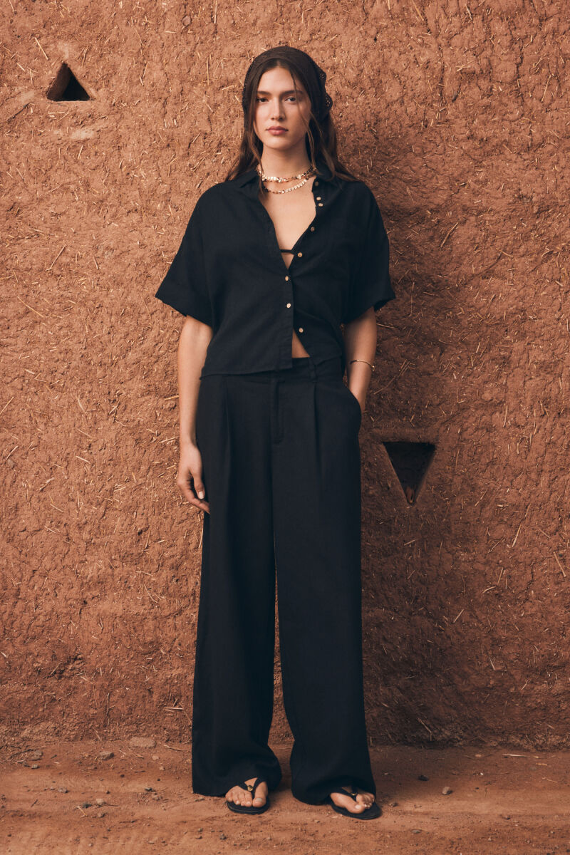 Springfield Pantalones tailoring de lino