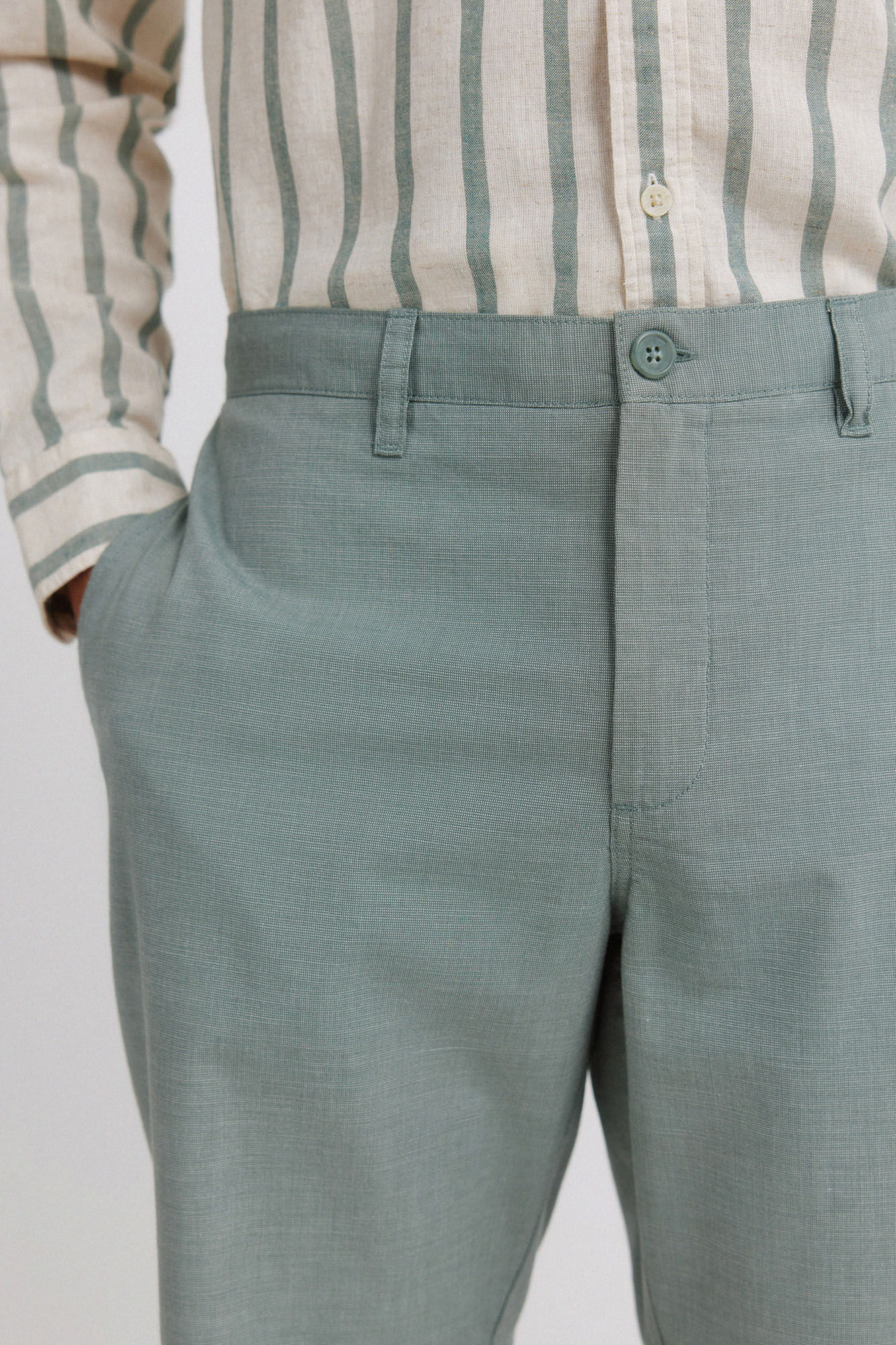 Springfield Bermudas estructuradas caza oscuro