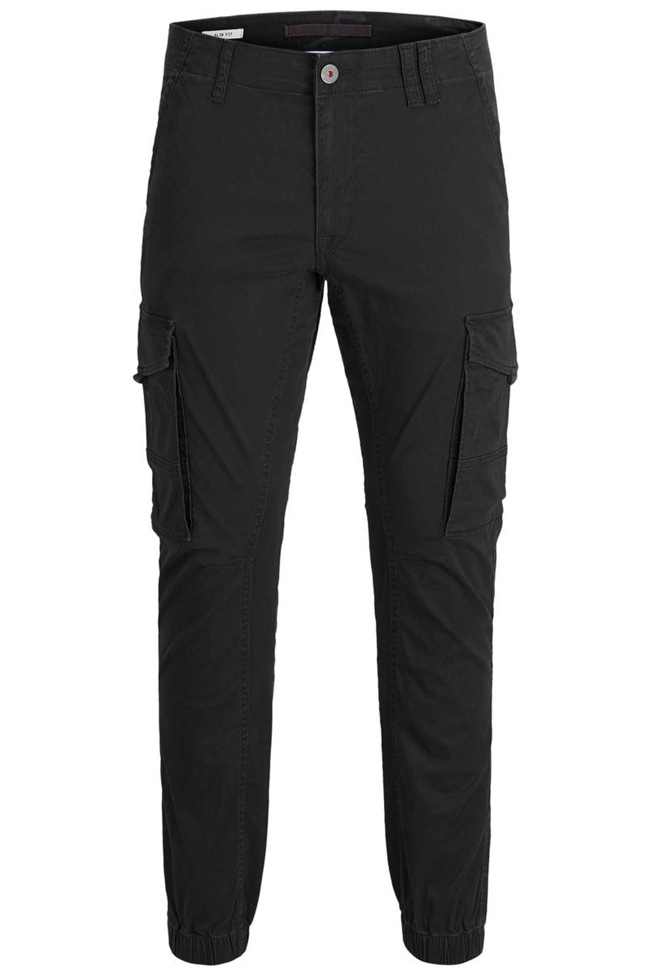 Jack & Jones Pantal&oacute;n cargo slim fit negro