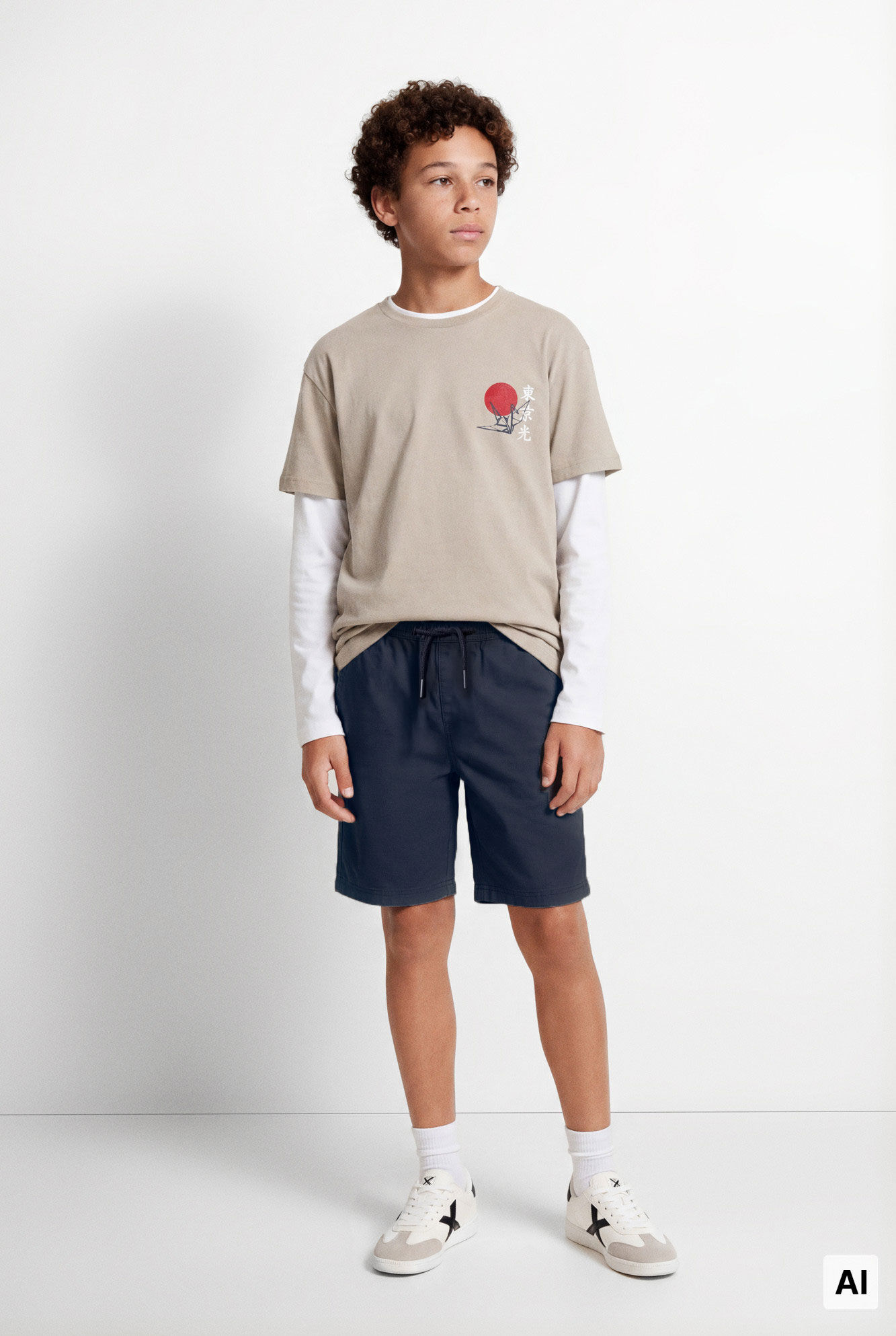 Springfield Kids Bermuda de popel&iacute;n para ni&ntilde;o