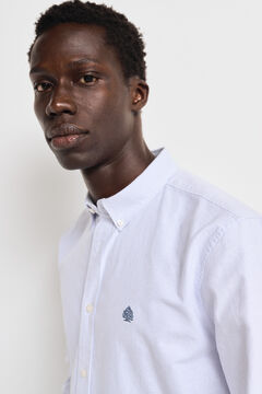 Springfield Camisa oxford rayas azulado