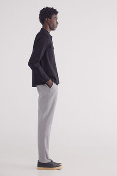 Springfield Pantalón chino estructura comfort fit gris