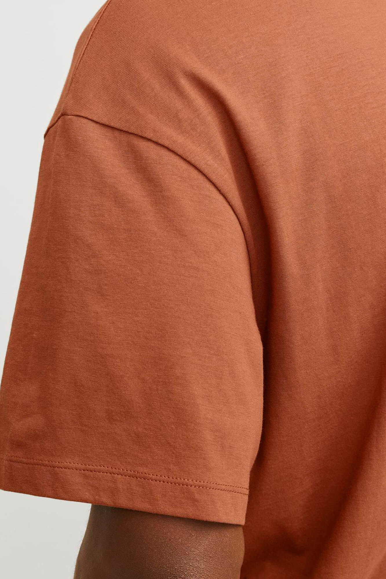 Jack & Jones Playera oversize algod&oacute;n caf&eacute;