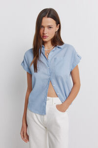 Springfield Camisa de manga corta de lino