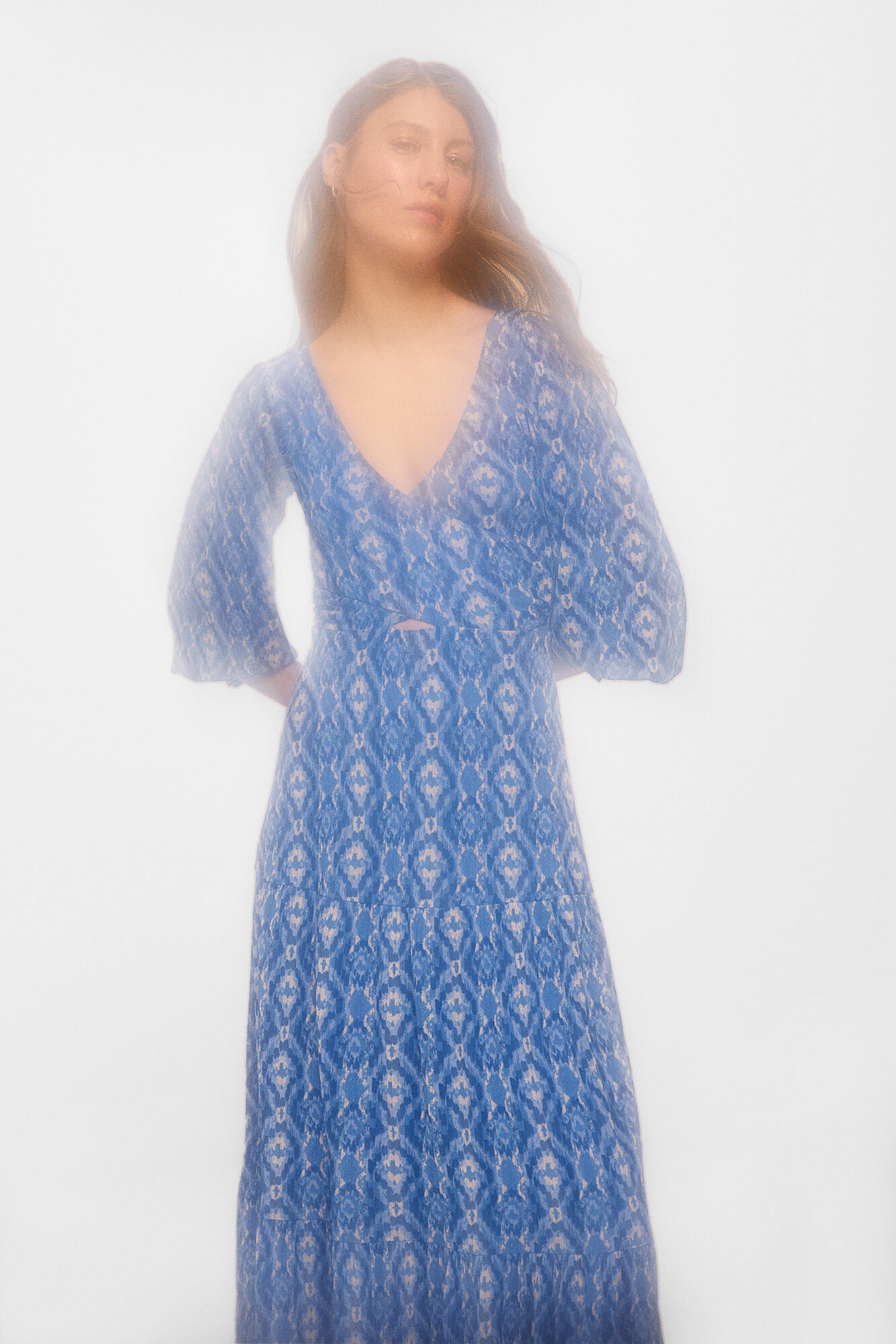 Vestido azul springfield clearance