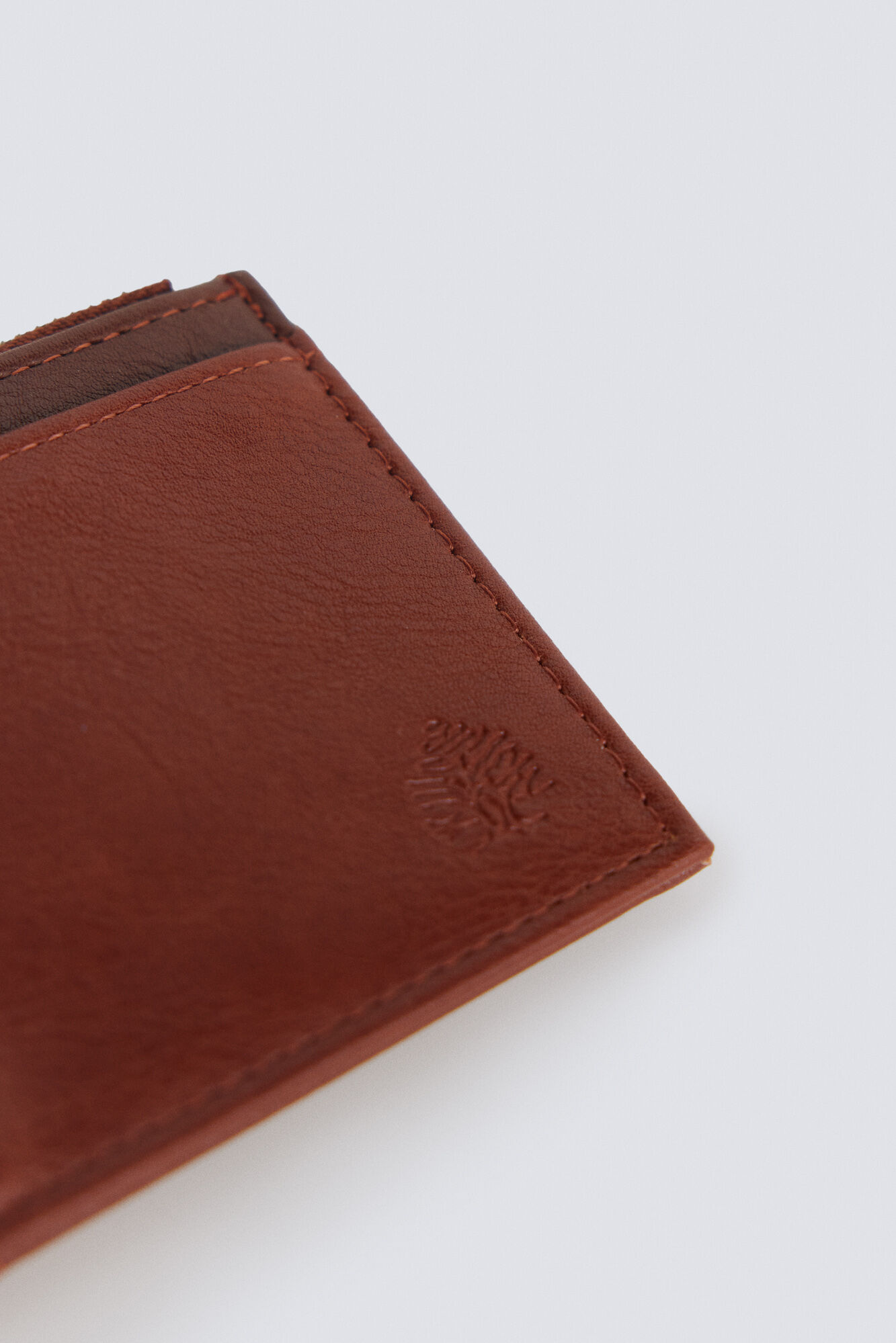 Springfield Monedero tarjetero de efecto piel bicolor nude