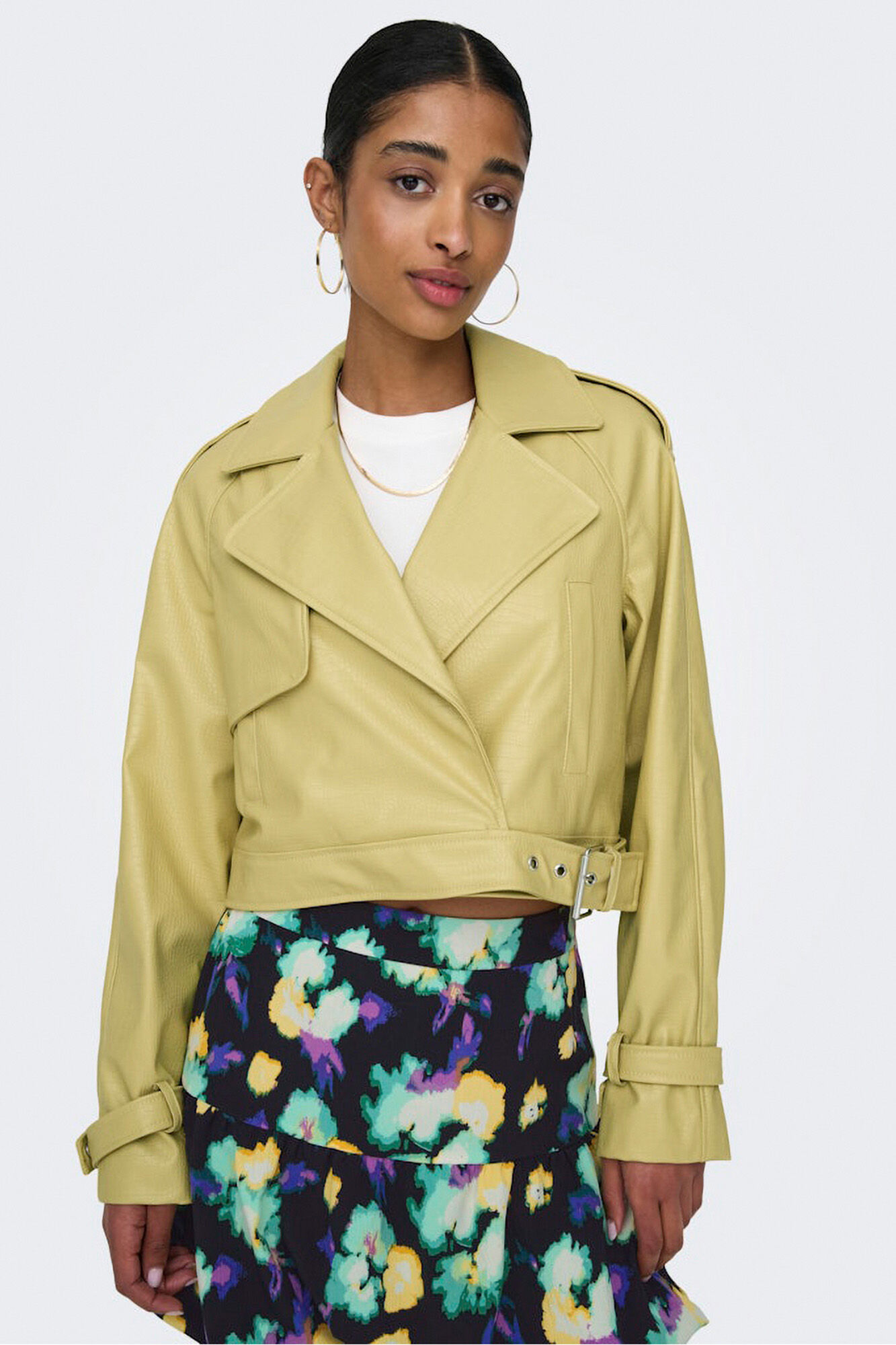 Only Chaqueta biker de polipiel