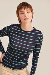 Springfield Playera Rayas Ondas marino