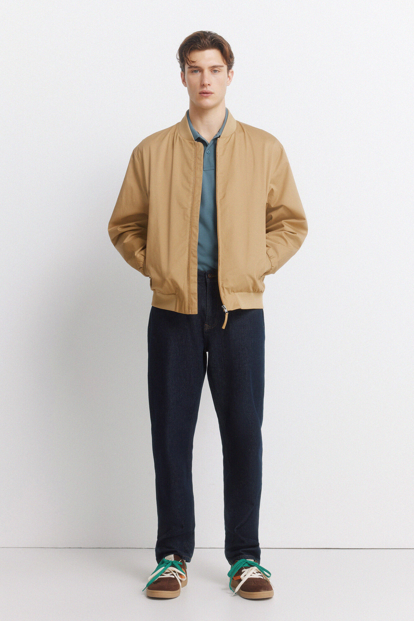 Springfield Bomber ligera beige