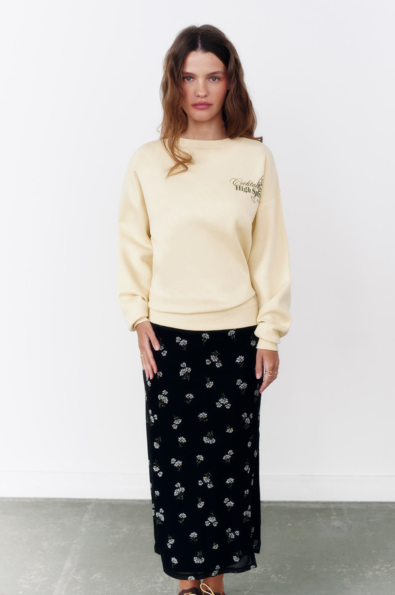 High Spirits Sudadera "Spritz" amarillo