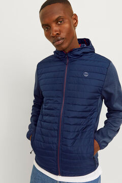 Springfield Chamarra acolchada combinada azul