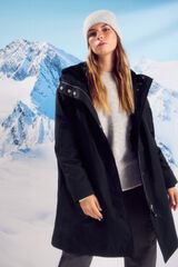Springfield Parka 2 en 1 resistente al agua negro