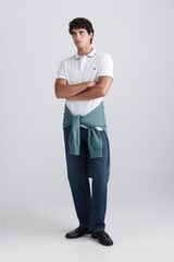 Springfield Polo de piqu&eacute; con contrastes slim fit natural