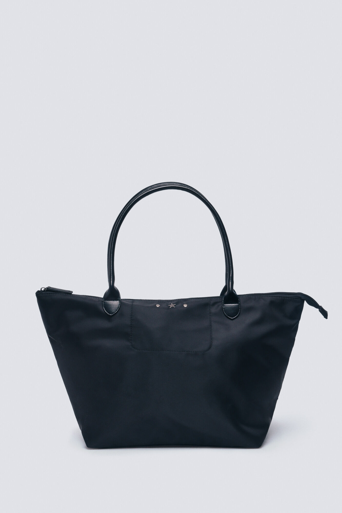 Springfield Bolsa shopper de nailon negro