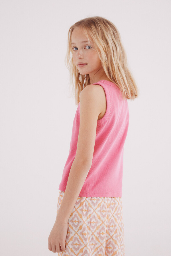 Springfield Kids Top tirantes tejido niña morado/lila