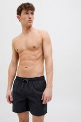 Jack & Jones Traje de ba&ntilde;o b&aacute;sico con detalle de logo negro