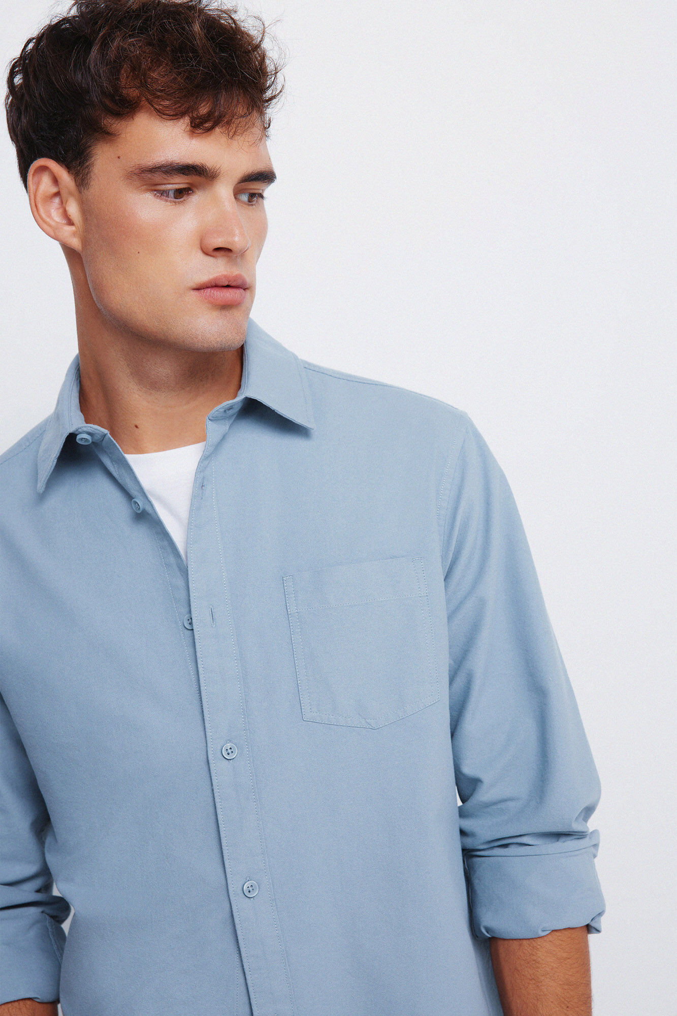 Springfield Camisa Oxford de color