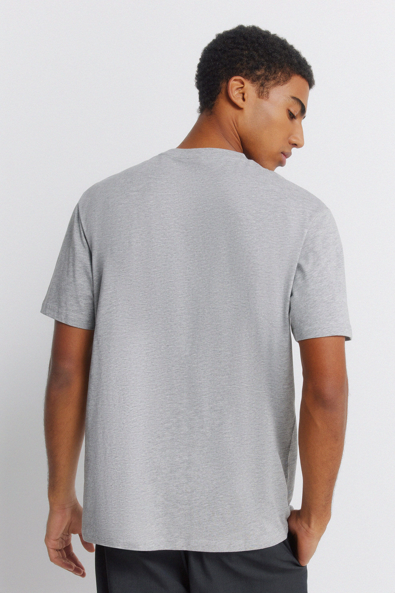 Springfield Playera b&aacute;sica de viscosa gris