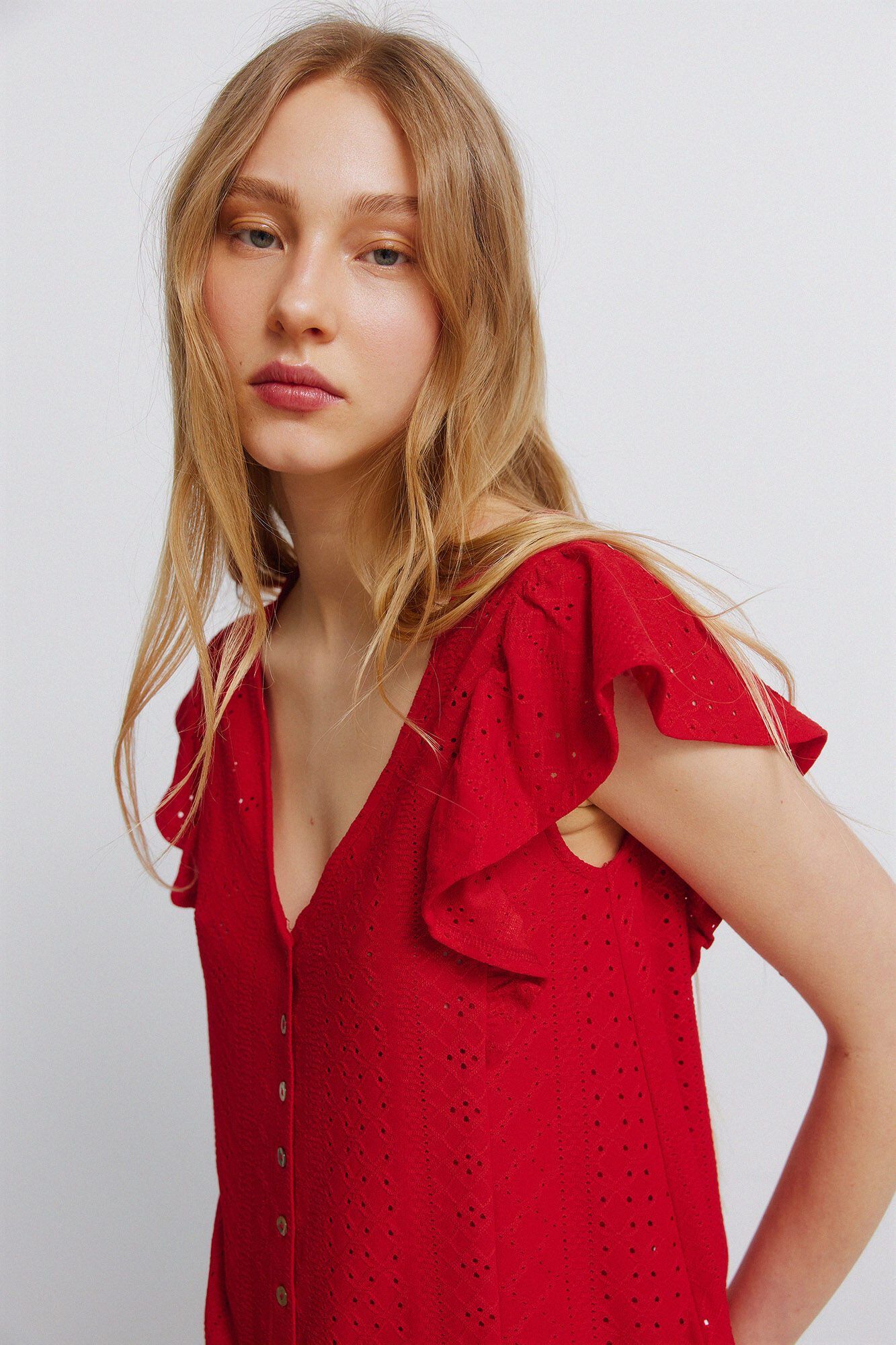 Springfield Playera de manga corta bordada