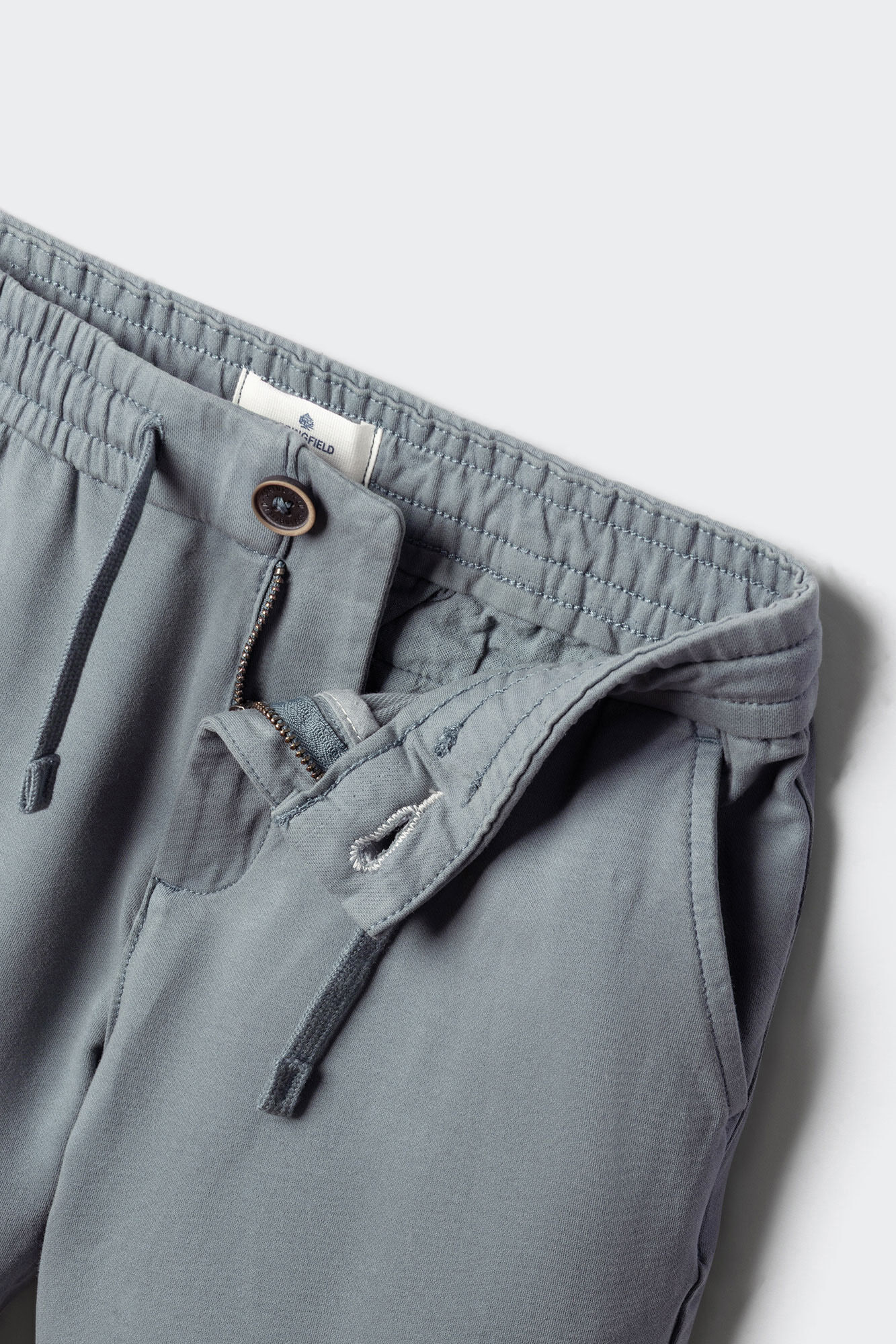 Springfield Kids Pantal&oacute;n chino de tejido comfort para ni&ntilde;o turquesa