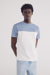 Springfield Playera color block marfil