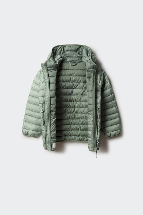 Springfield Kids Chaqueta acolchada estrellas niña verde