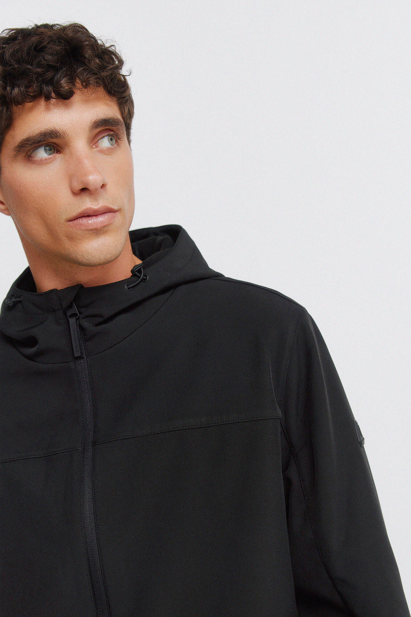 Springfield Parka t&eacute;cnica softshell negro