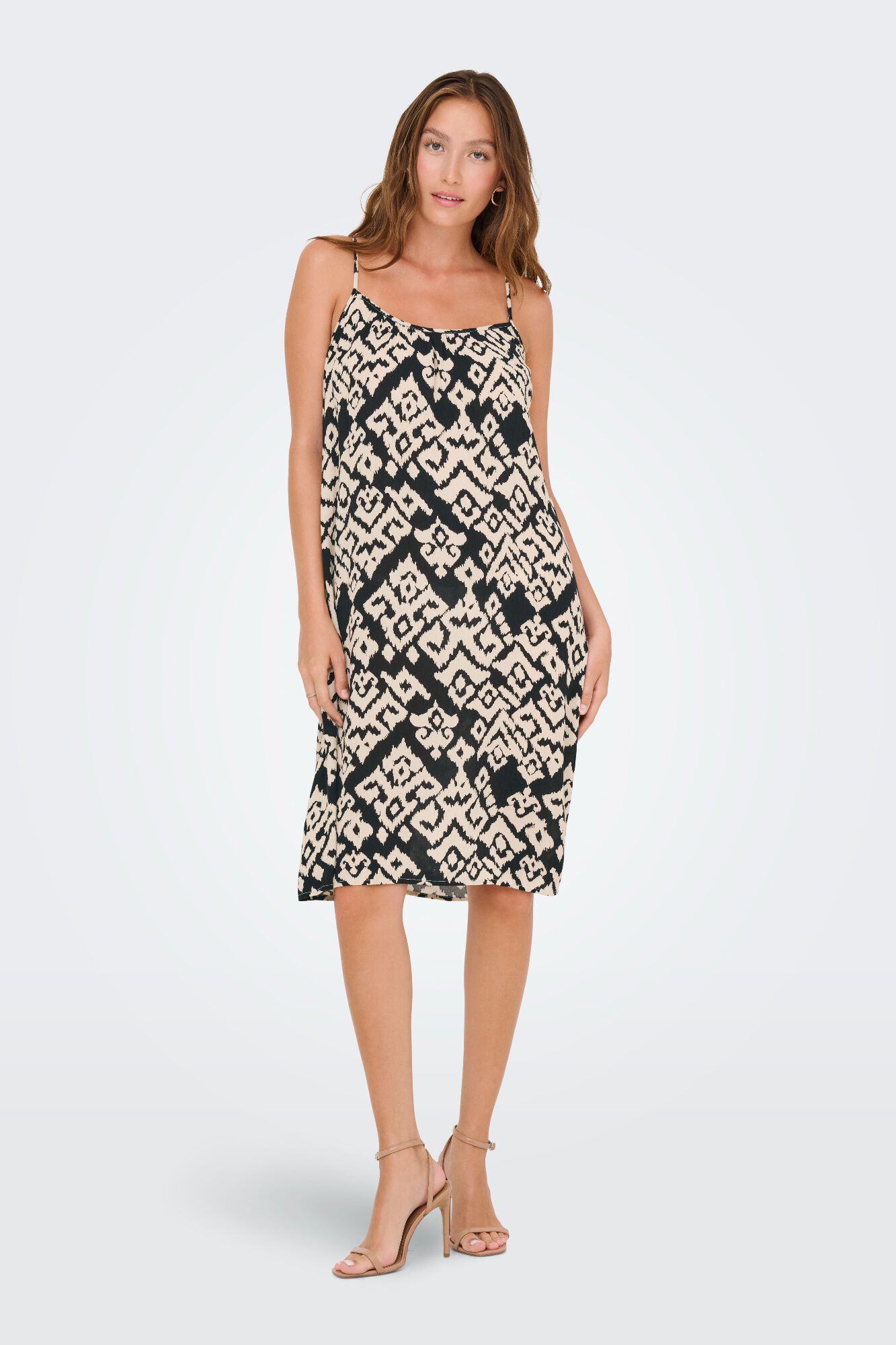 Only Vestido corto estampado