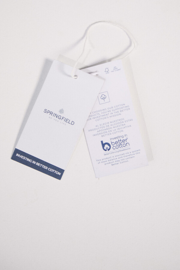 Springfield Pantalón chino regular fit marino