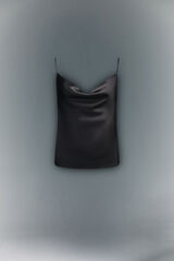 High Spirits Blusa Midnight Bloom negro