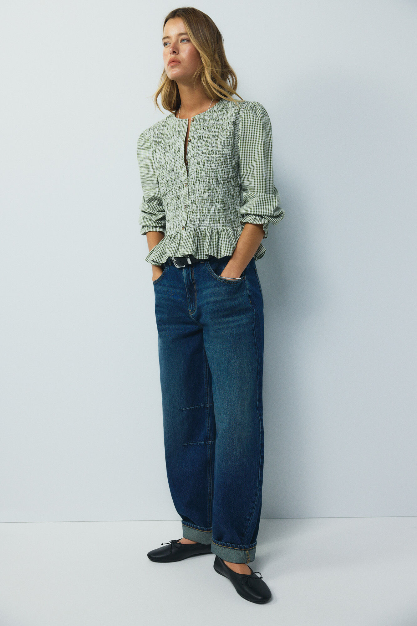 High Spirits Blusa Garden kaki