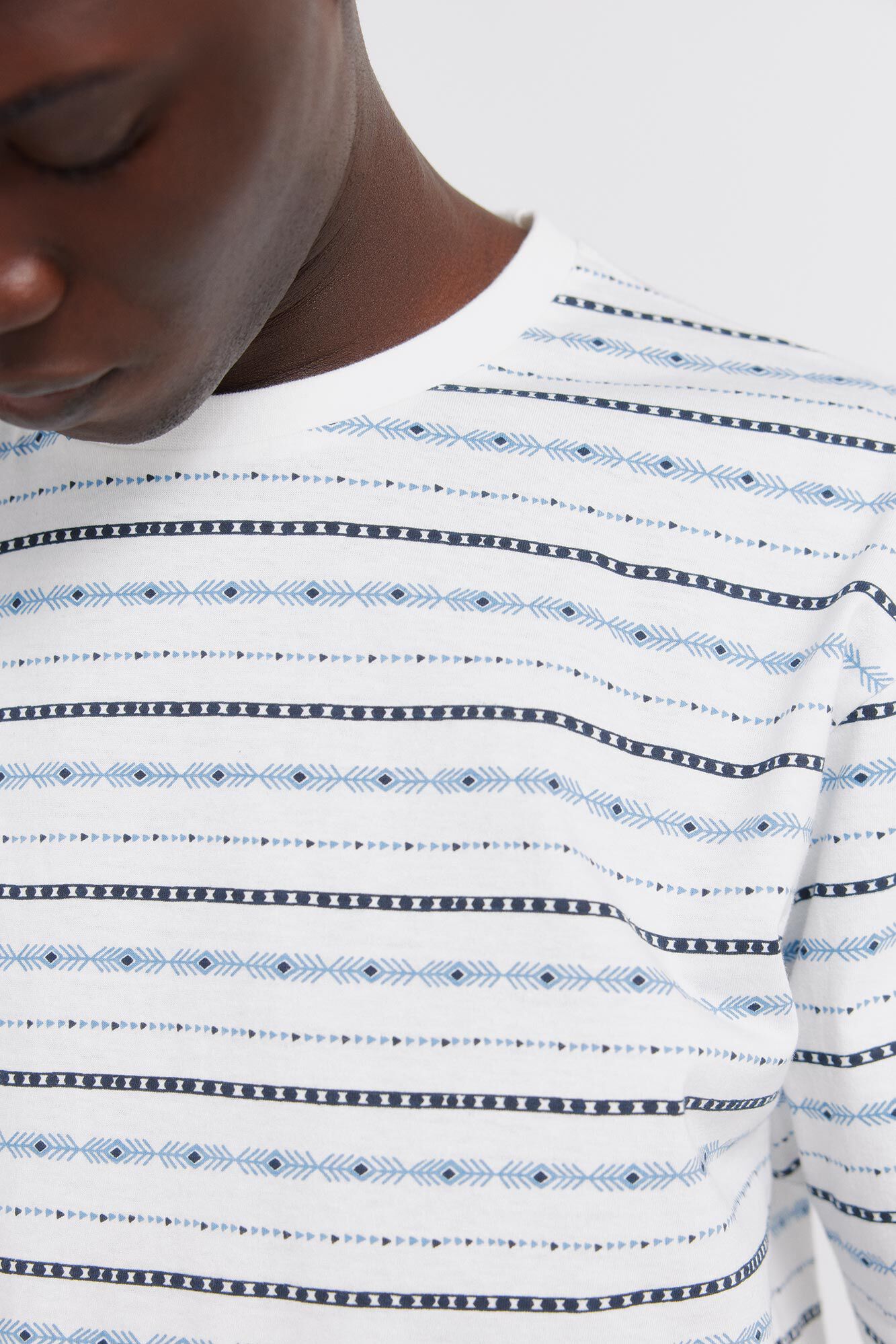 Springfield Playera b&aacute;sica Aop marfil