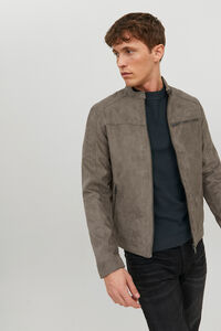 Jack & Jones Chamarra biker efecto ante