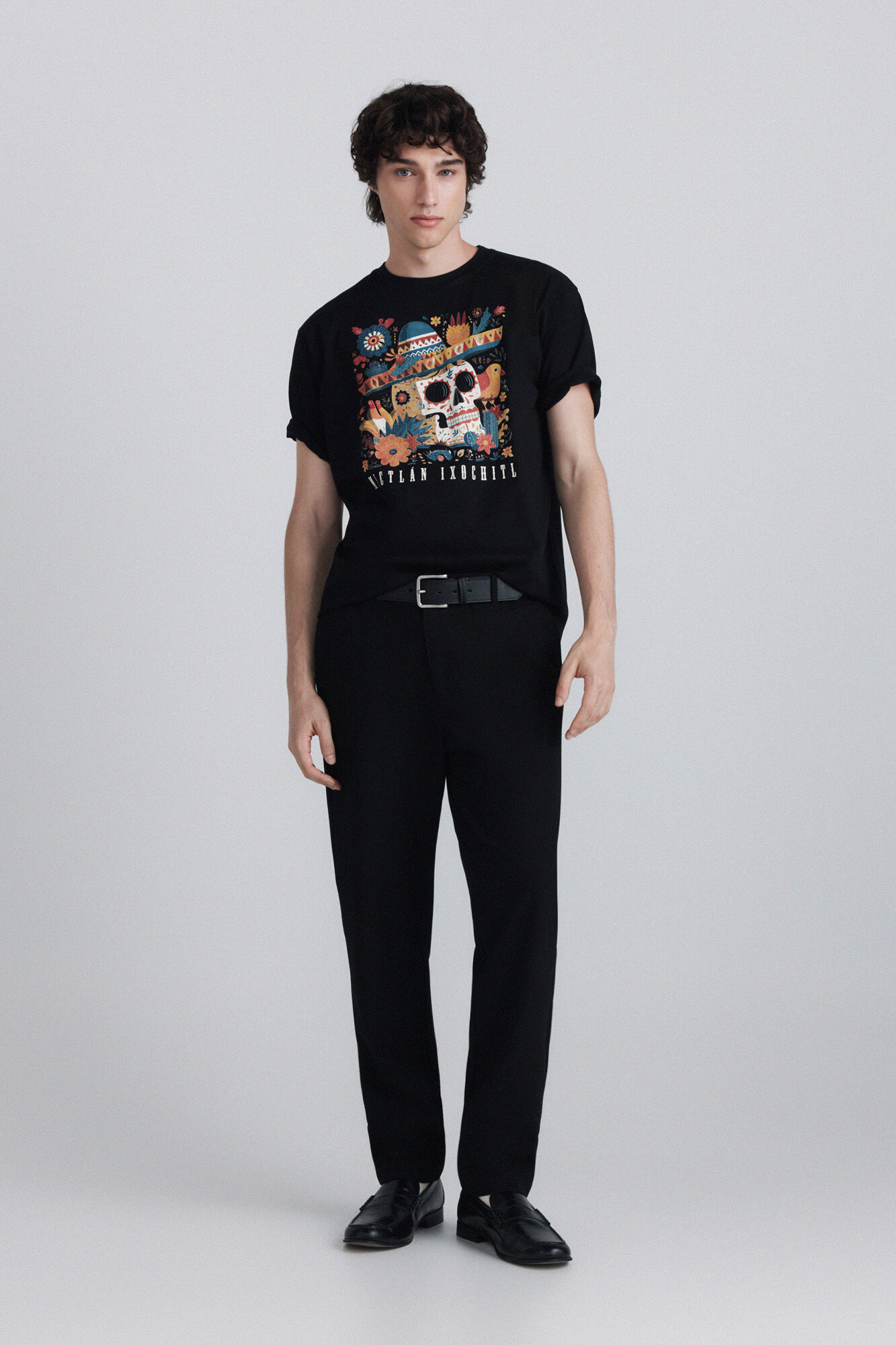 Springfield Playera Mictlan negro