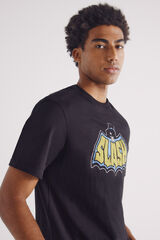 Springfield Playera Slash Bat negro