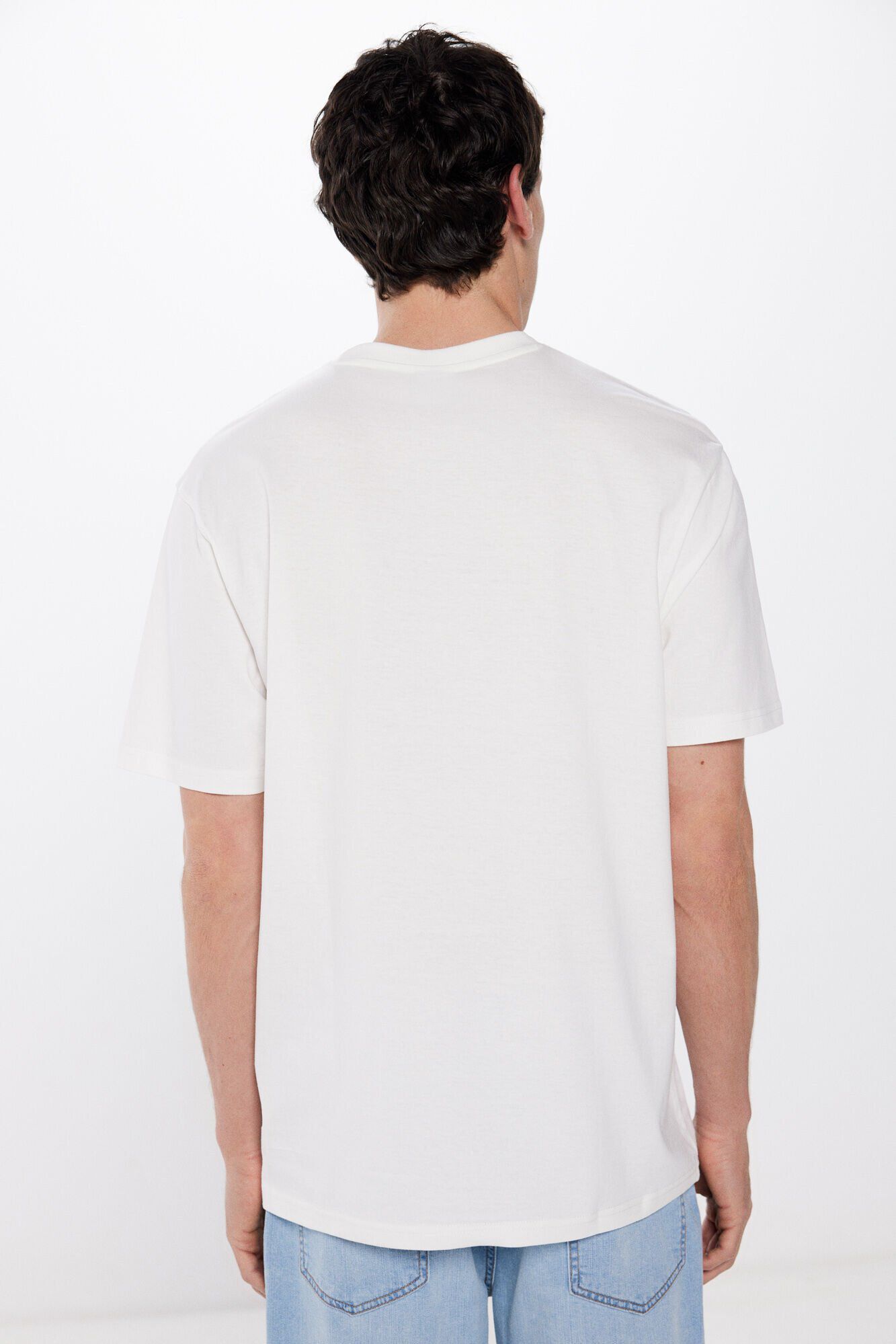 Springfield Playera pizza marfil