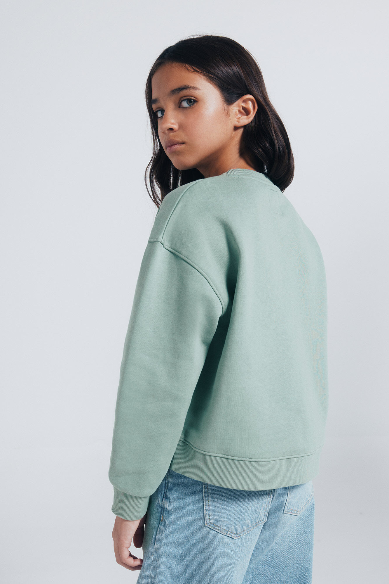 Springfield Kids Sudadera "Lilo & Stitch" ni&ntilde;a verde