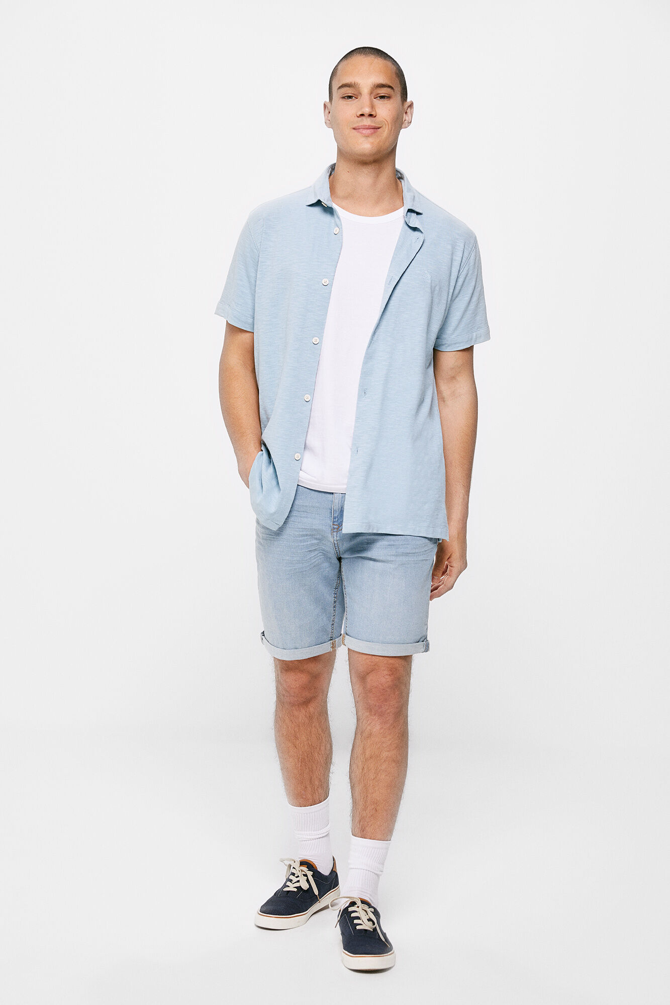 Bermudas vaqueras hombre springfield 2025