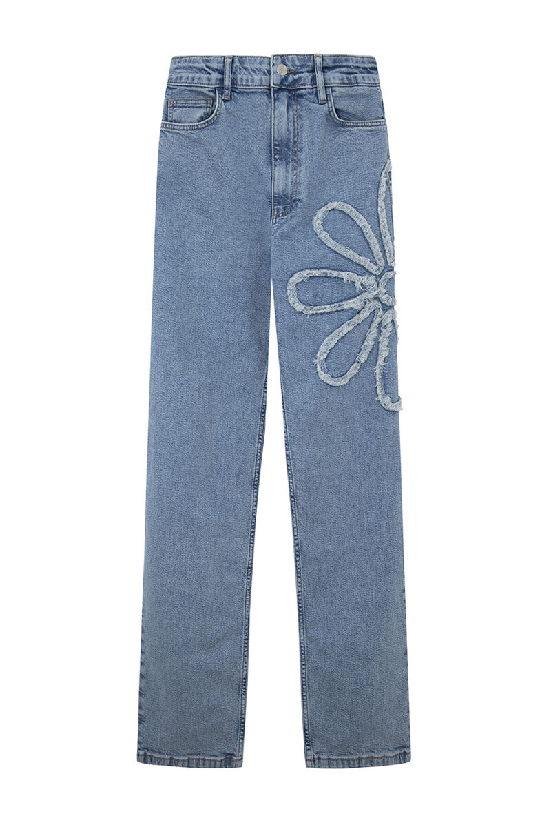 High Spirits Jeans Fleur azul