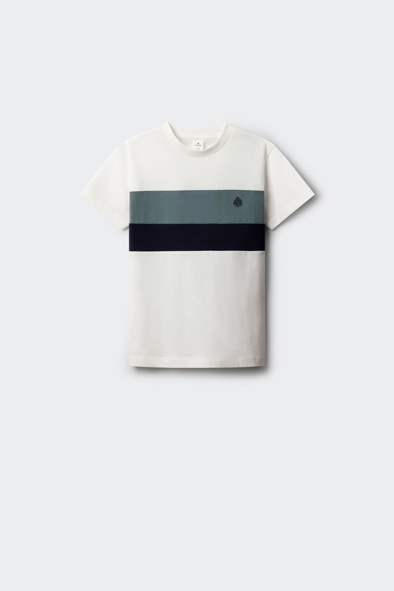 Springfield Kids Playera manga corta color block para ni&ntilde;o