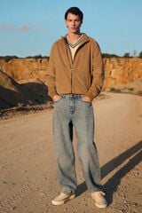 Springfield Jeans lavado medio claro straight fit azul