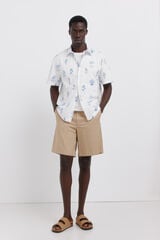 Springfield Bermuda fluida holgada beige