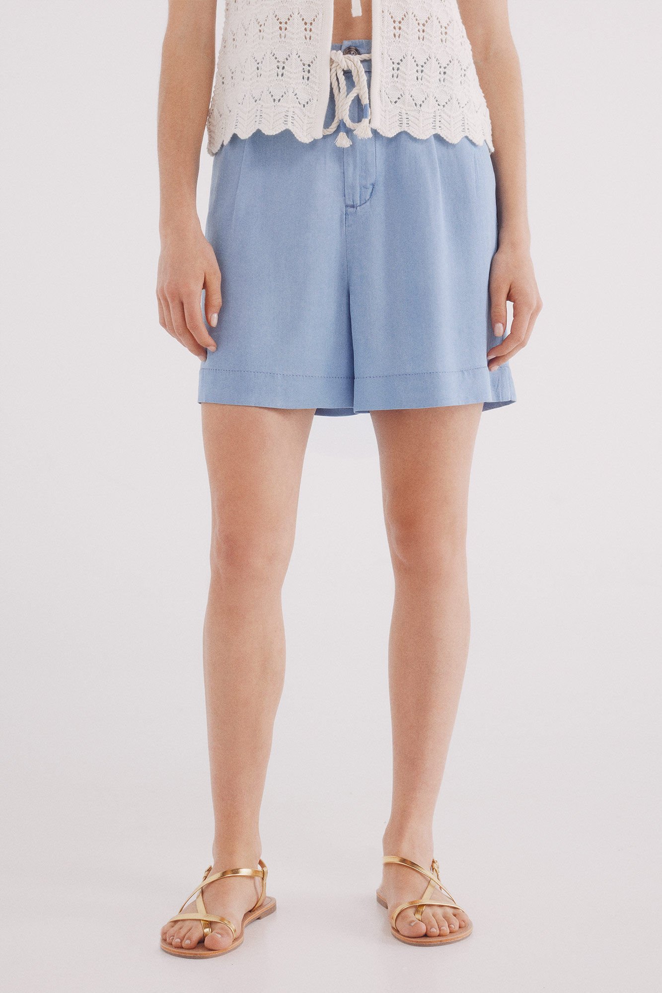 Springfield Shorts cintur&oacute;n tencel