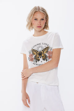 Springfield Playera gráfica étnica natural